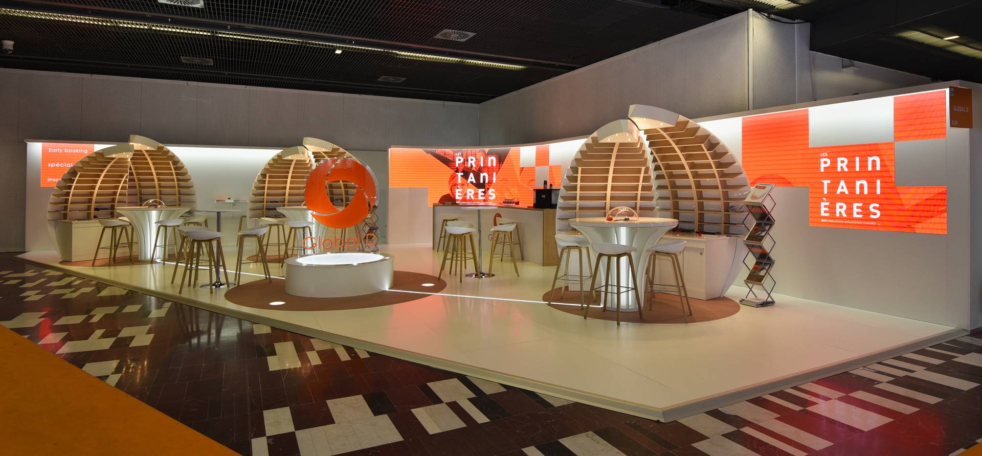 Logo lumineux GLOBAL D