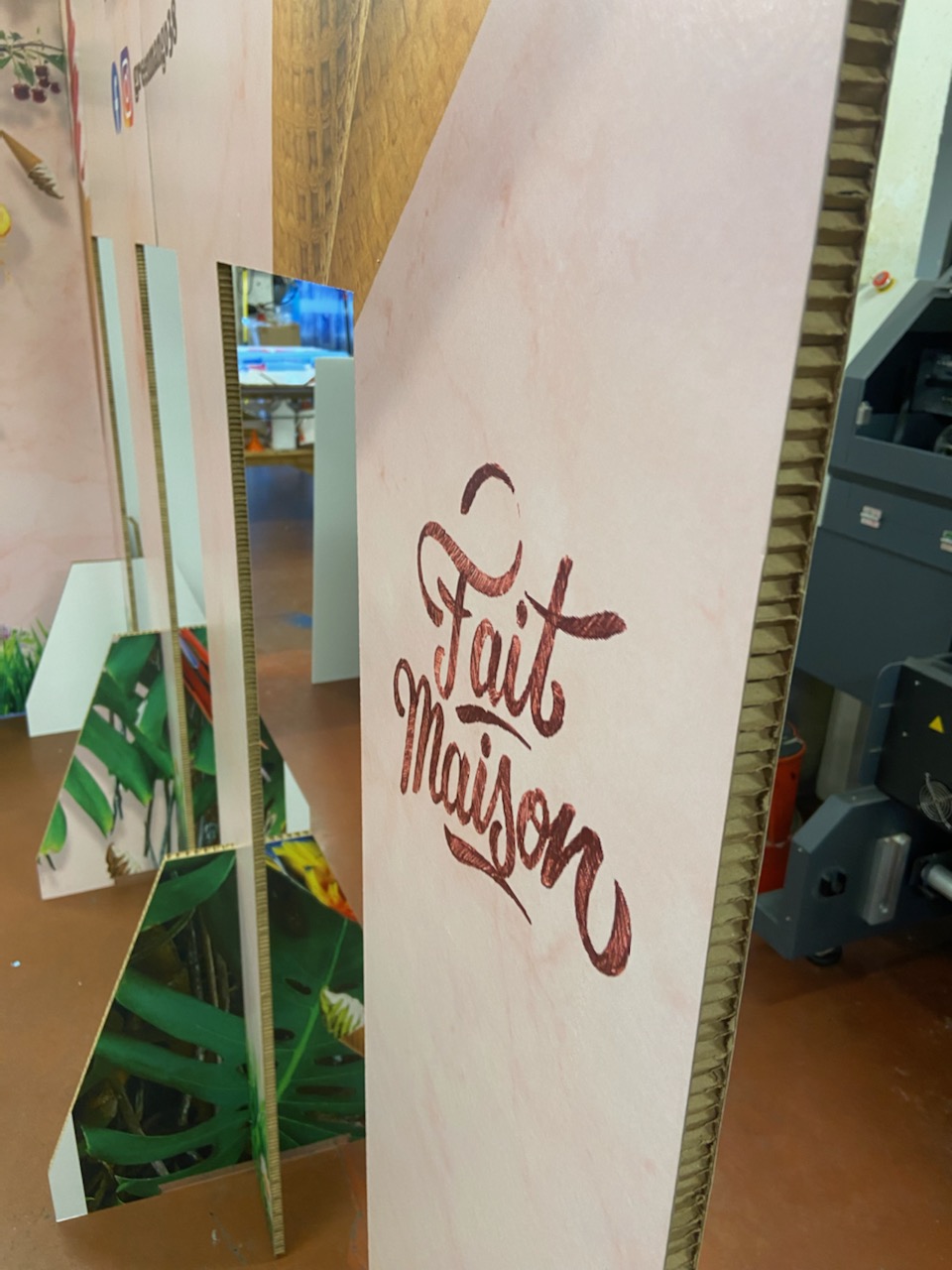 signalétique RSE en CARTON