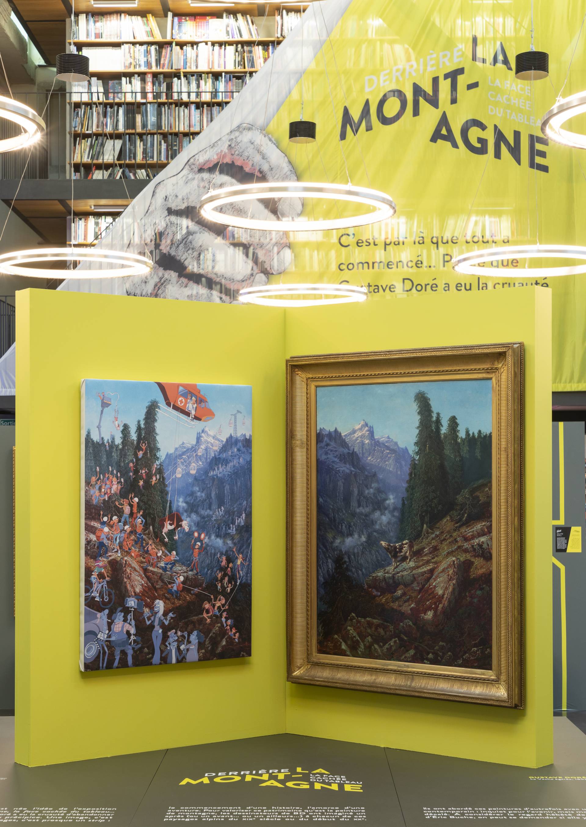 Exposition La Montagne pour Glénat