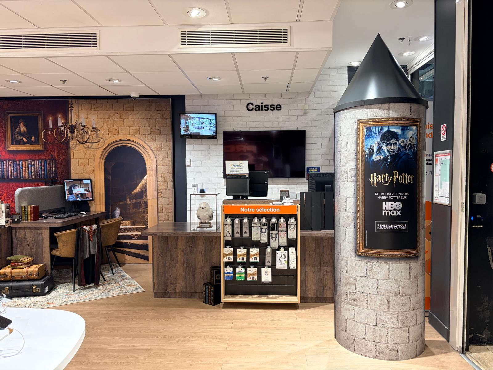 Expo éphémère Harry Potter pour Orange