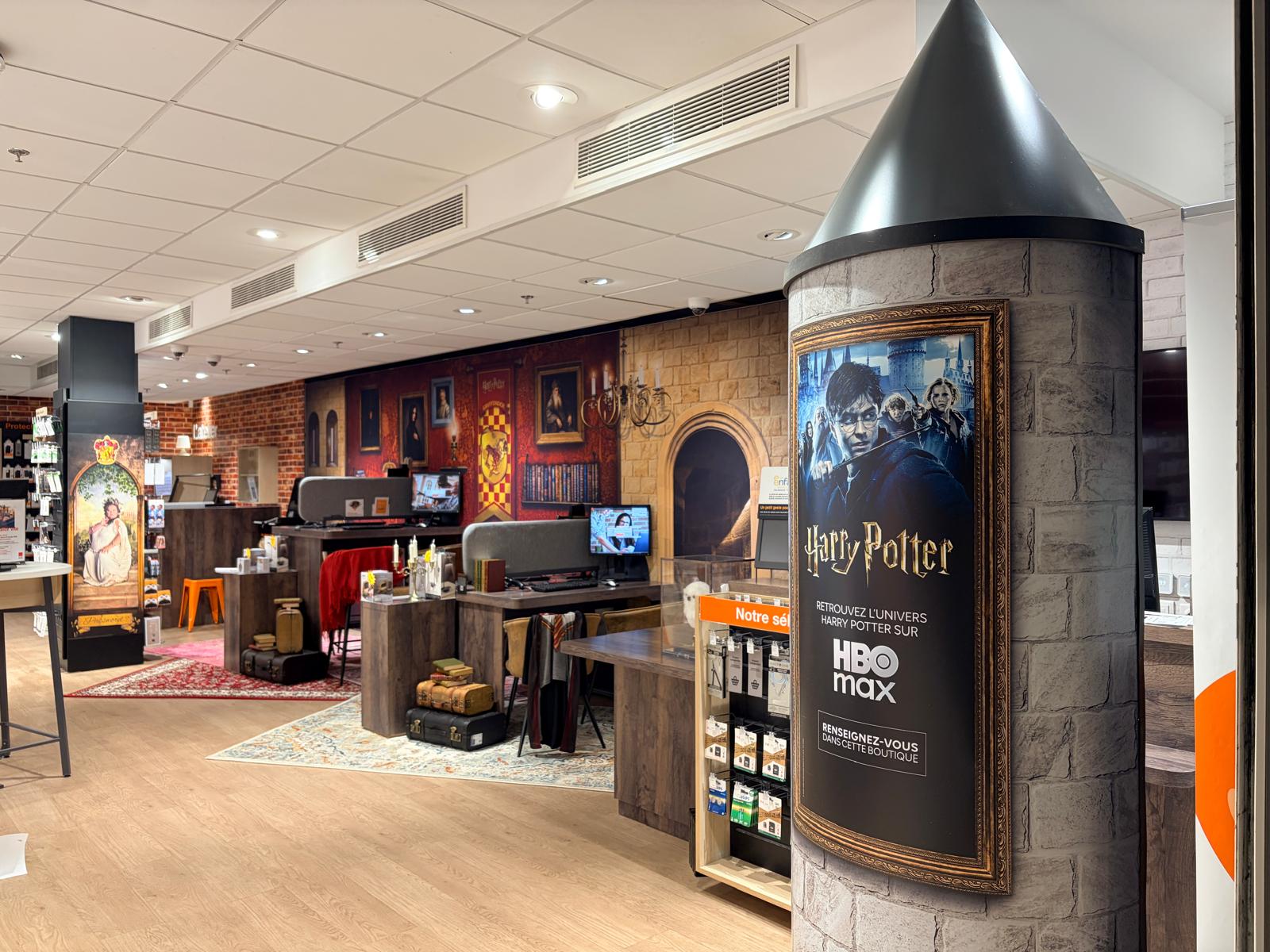 Expo éphémère Harry Potter pour Orange