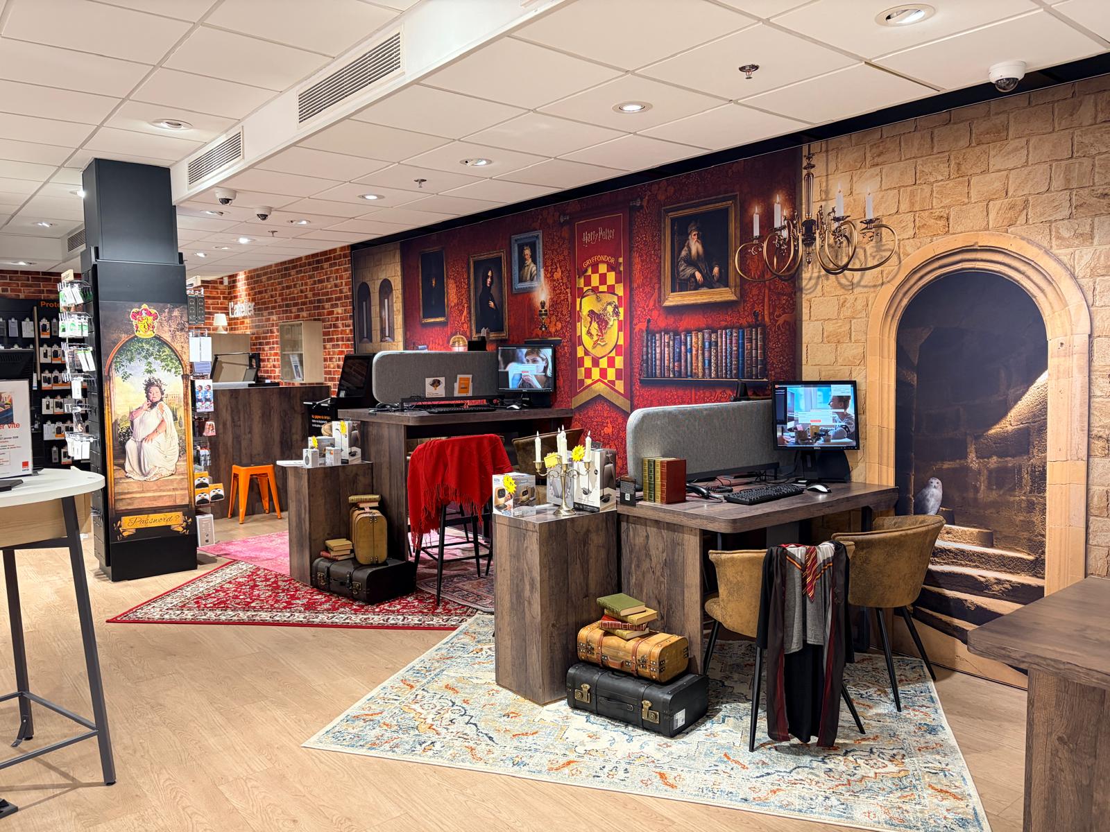 Expo éphémère Harry Potter pour Orange