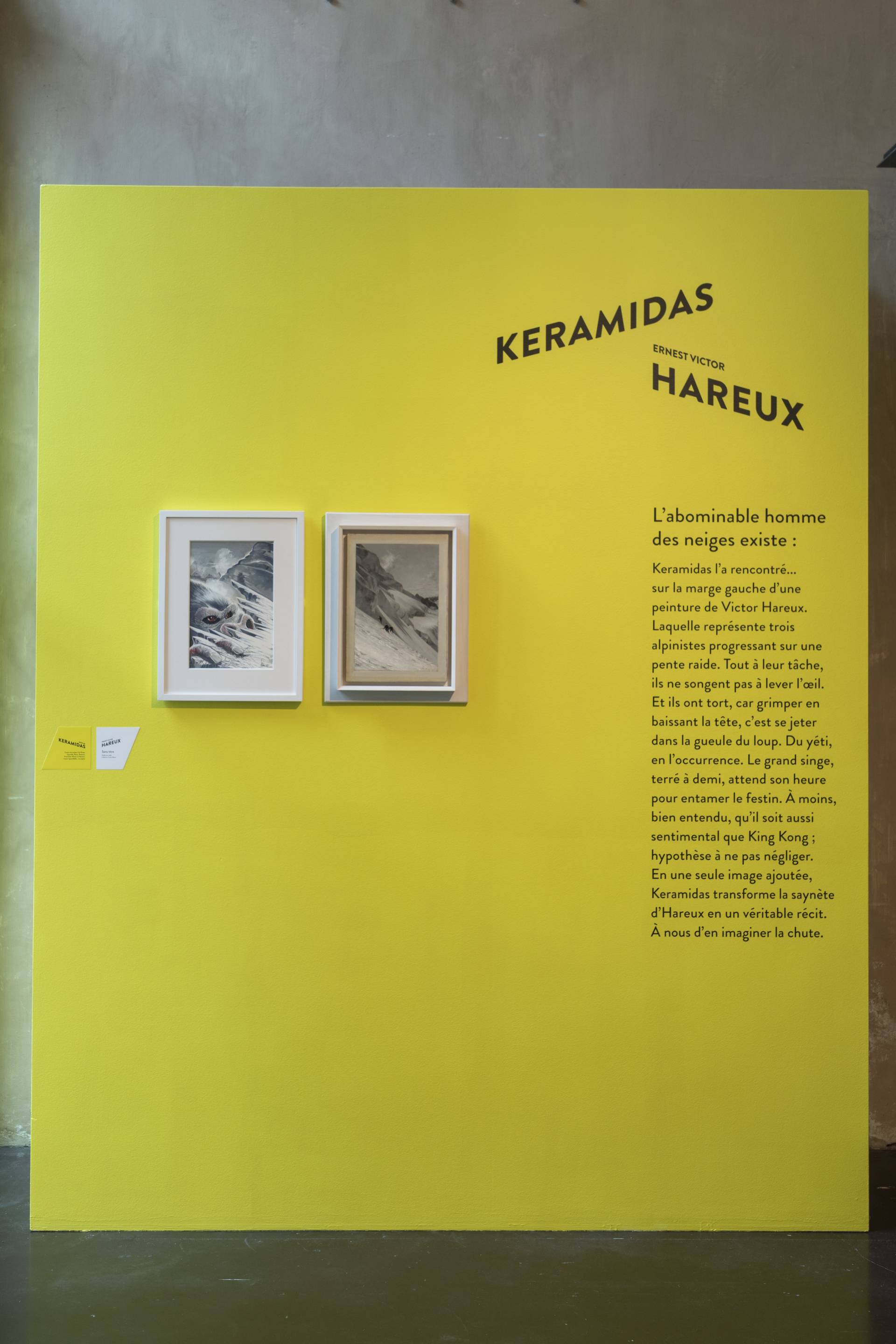 Exposition La Montagne pour Glénat