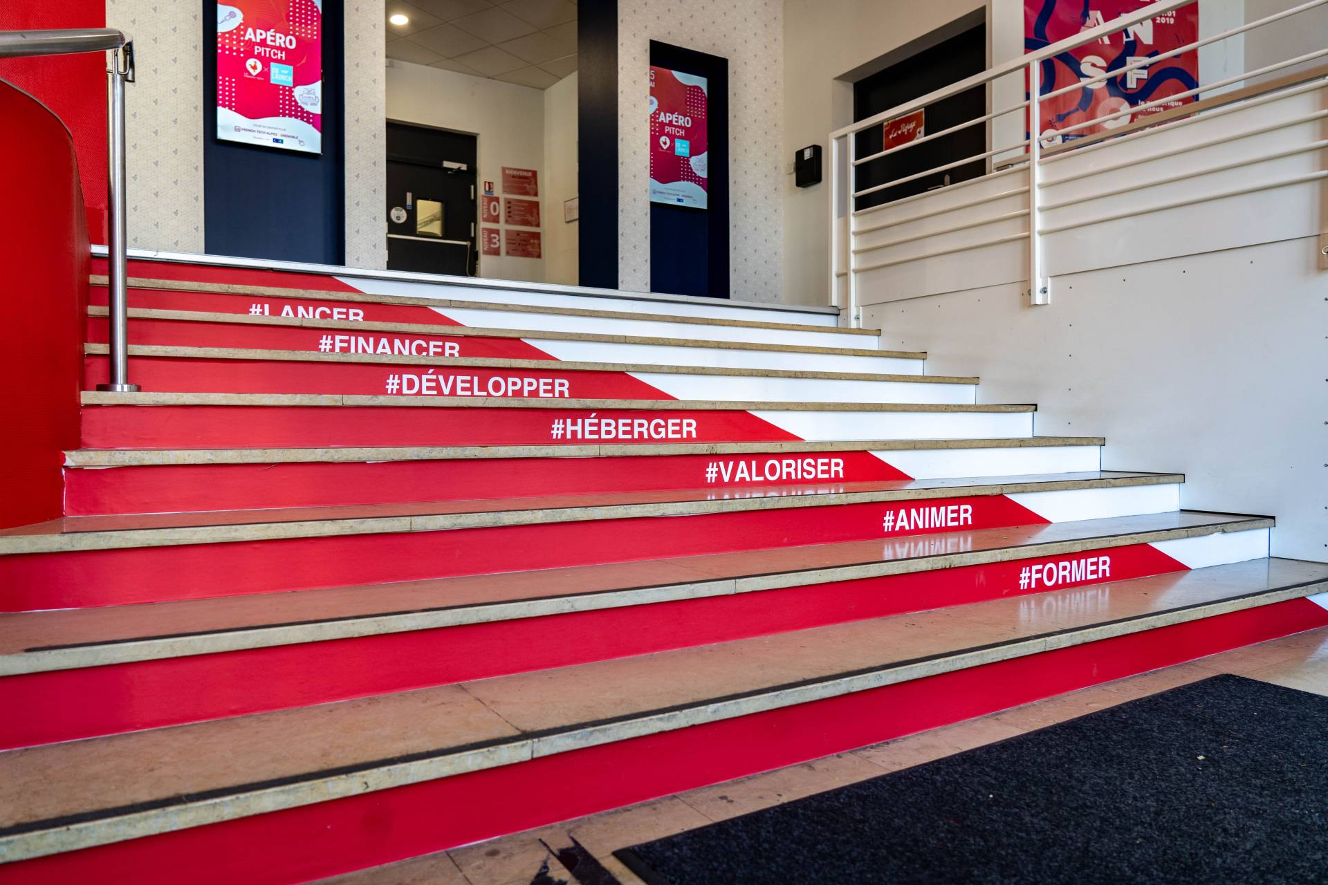 Signalétique directionnelle pour LA FRENCH TECH