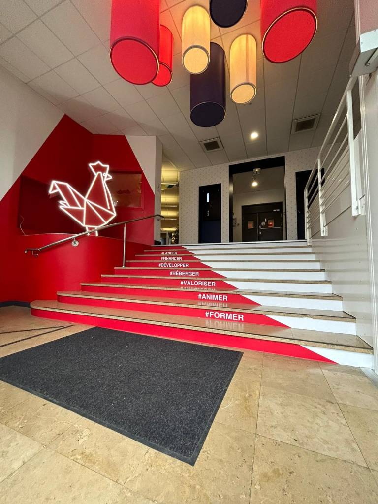 Covering mural pour la French Tech