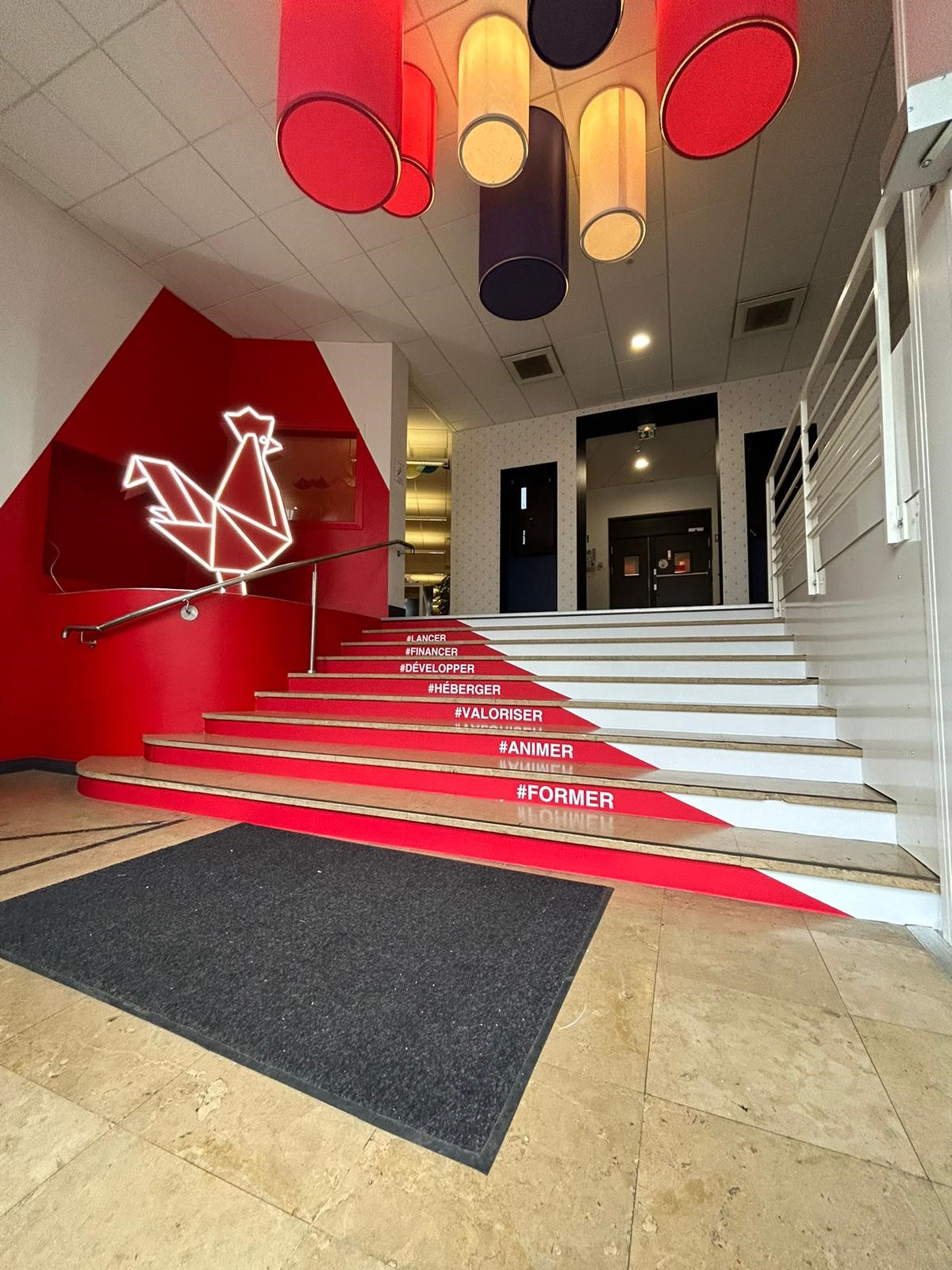 Covering mural pour la French Tech