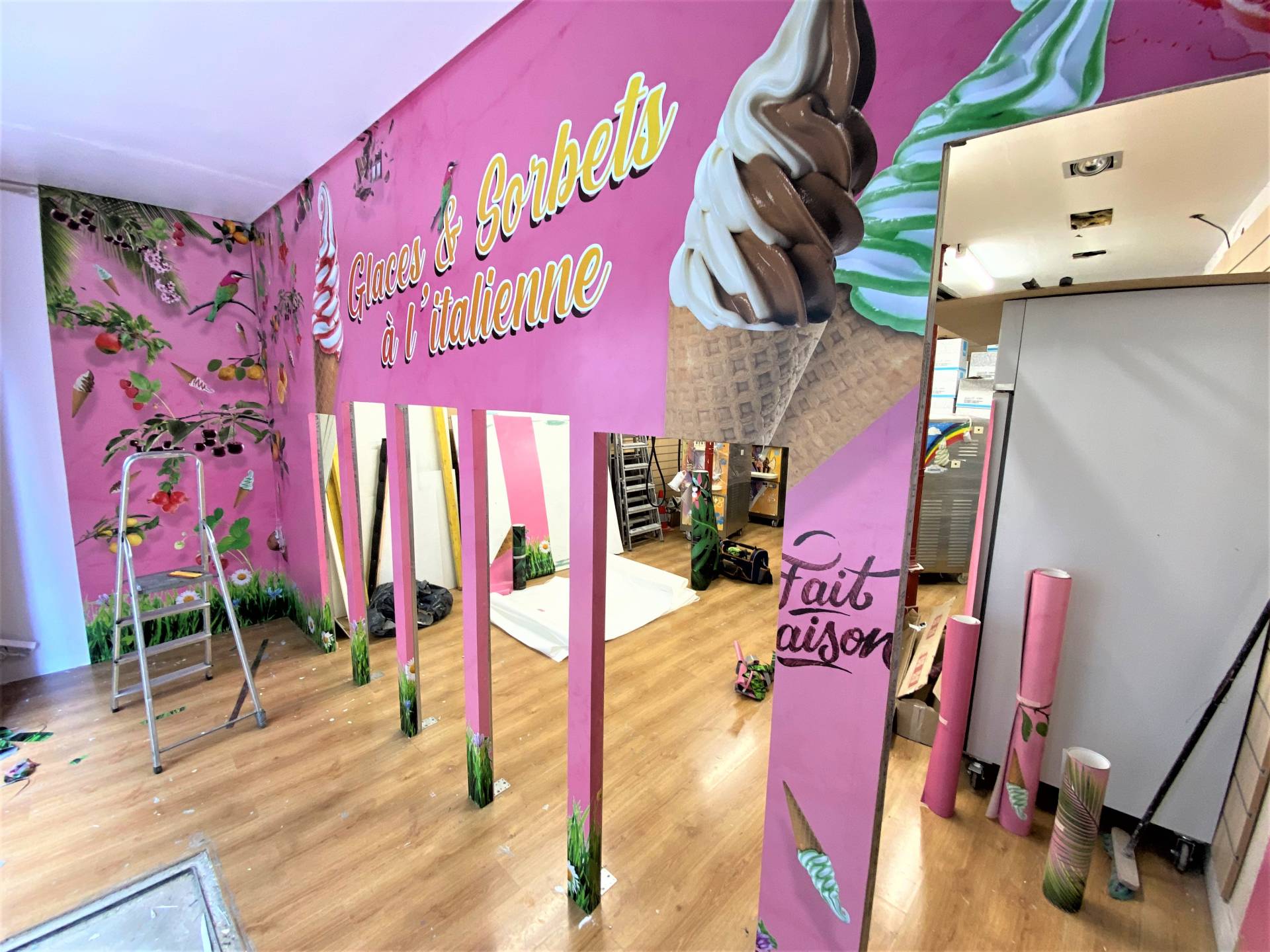 Covering mural pour GREEN MANGO