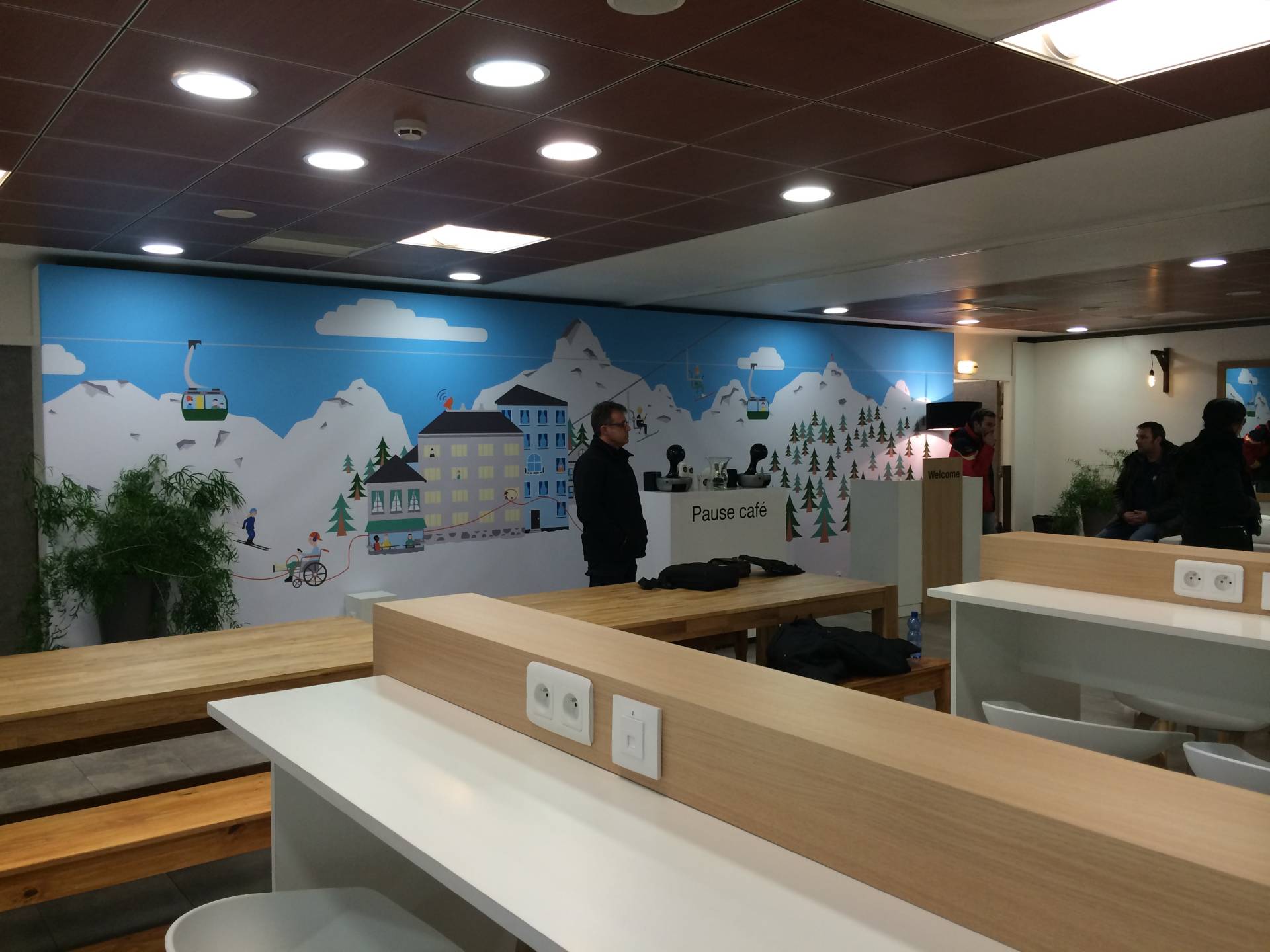 Inauguration Orange SCENE à L'Alpe d'Huez