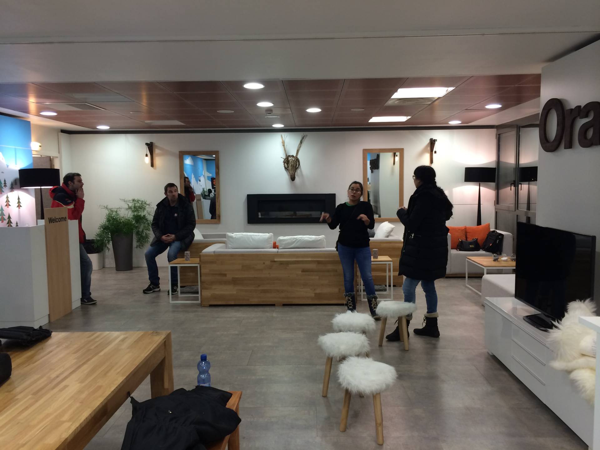 Inauguration Orange SCENE à L'Alpe d'Huez