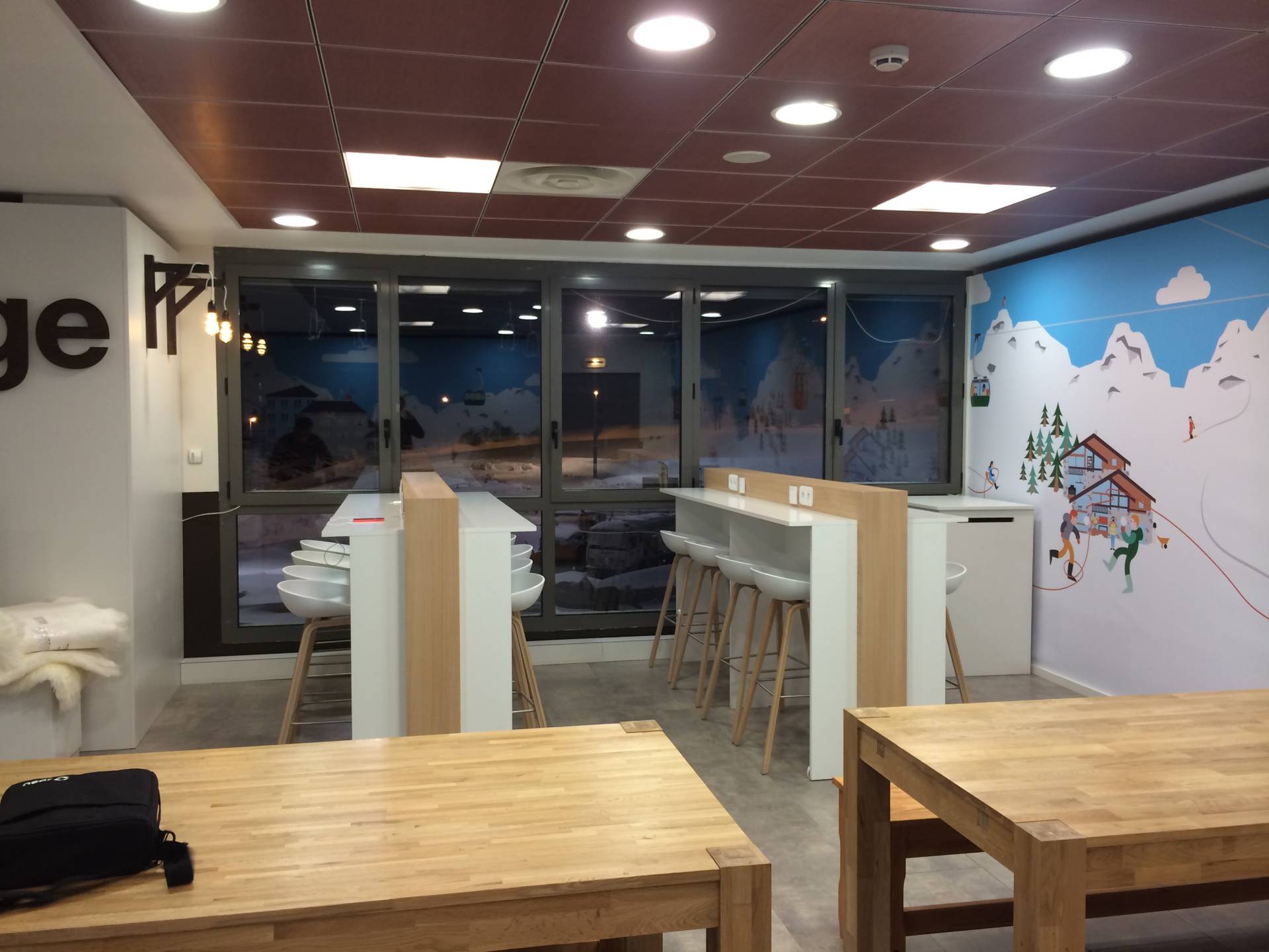 Inauguration Orange SCENE à L'Alpe d'Huez