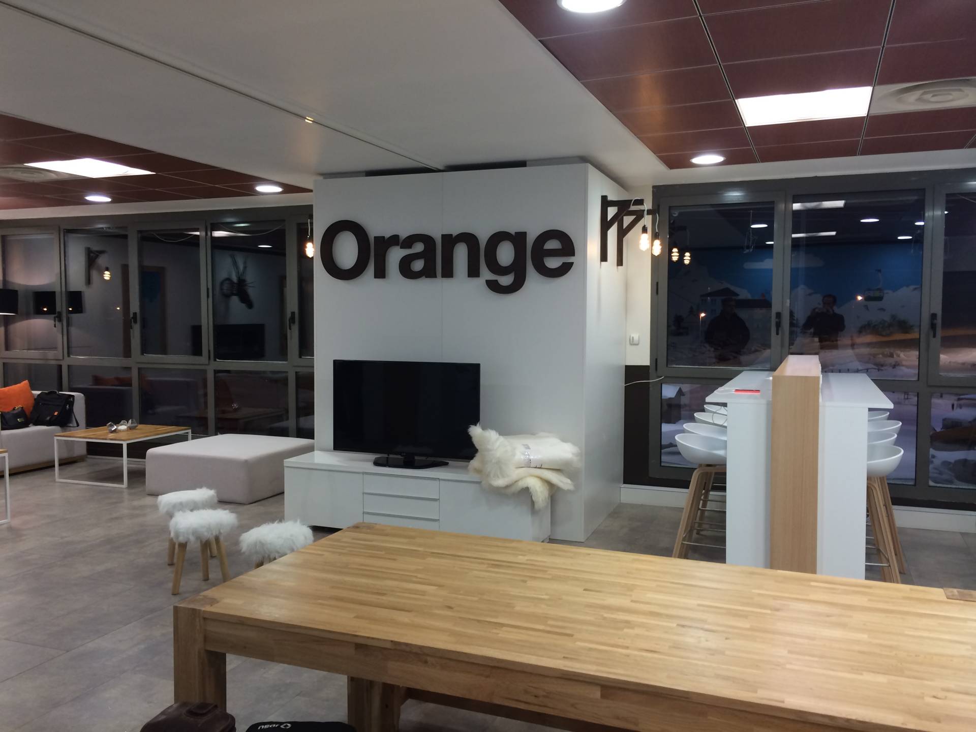 Inauguration Orange SCENE à L'Alpe d'Huez