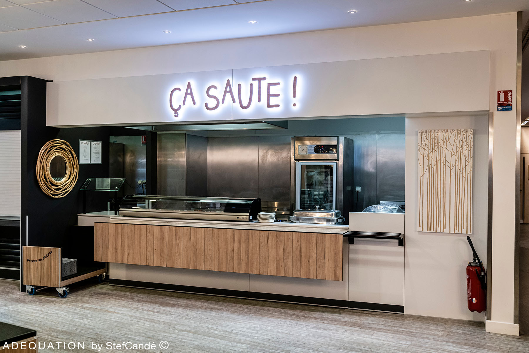 Lettrages en relief ÇA SAUTE