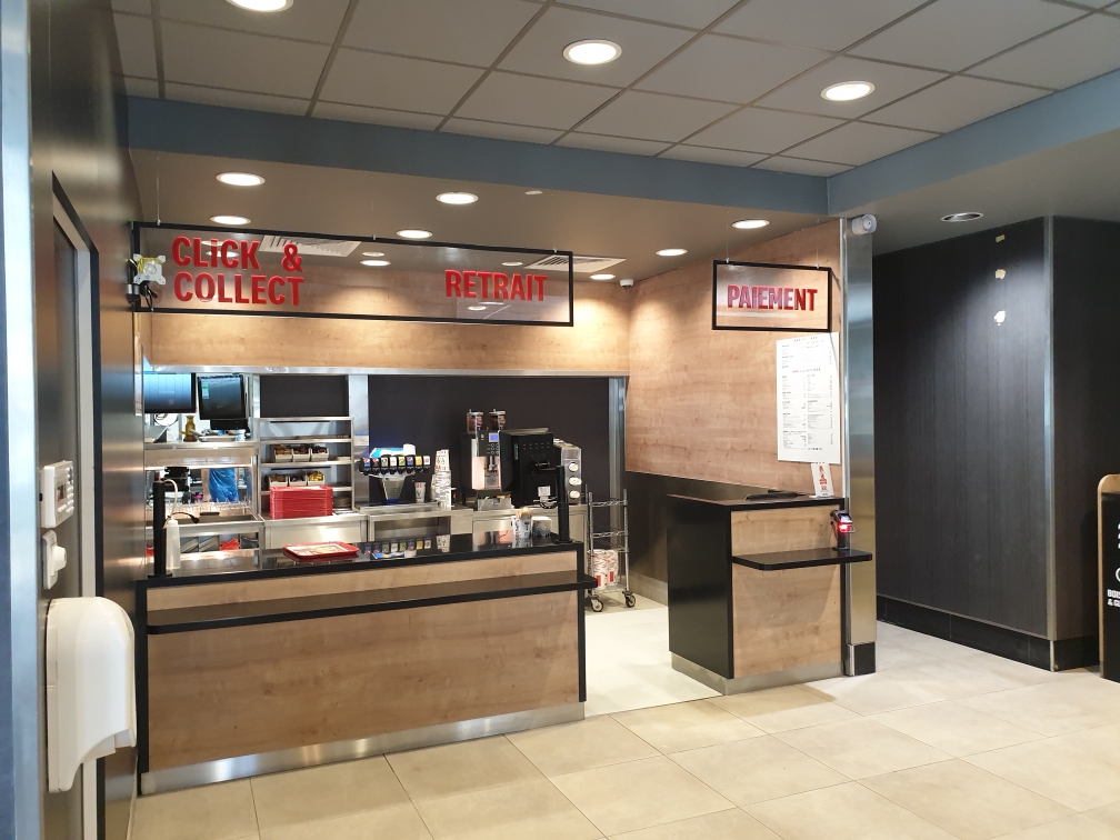 Lettrages en relief KFC