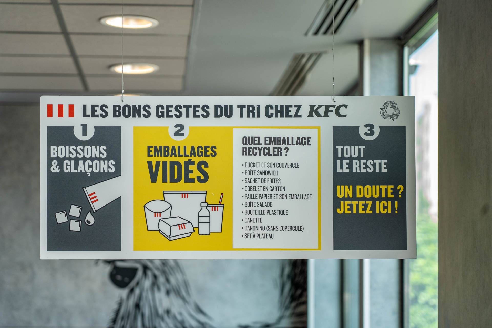 Signalétique RSE pour KFC