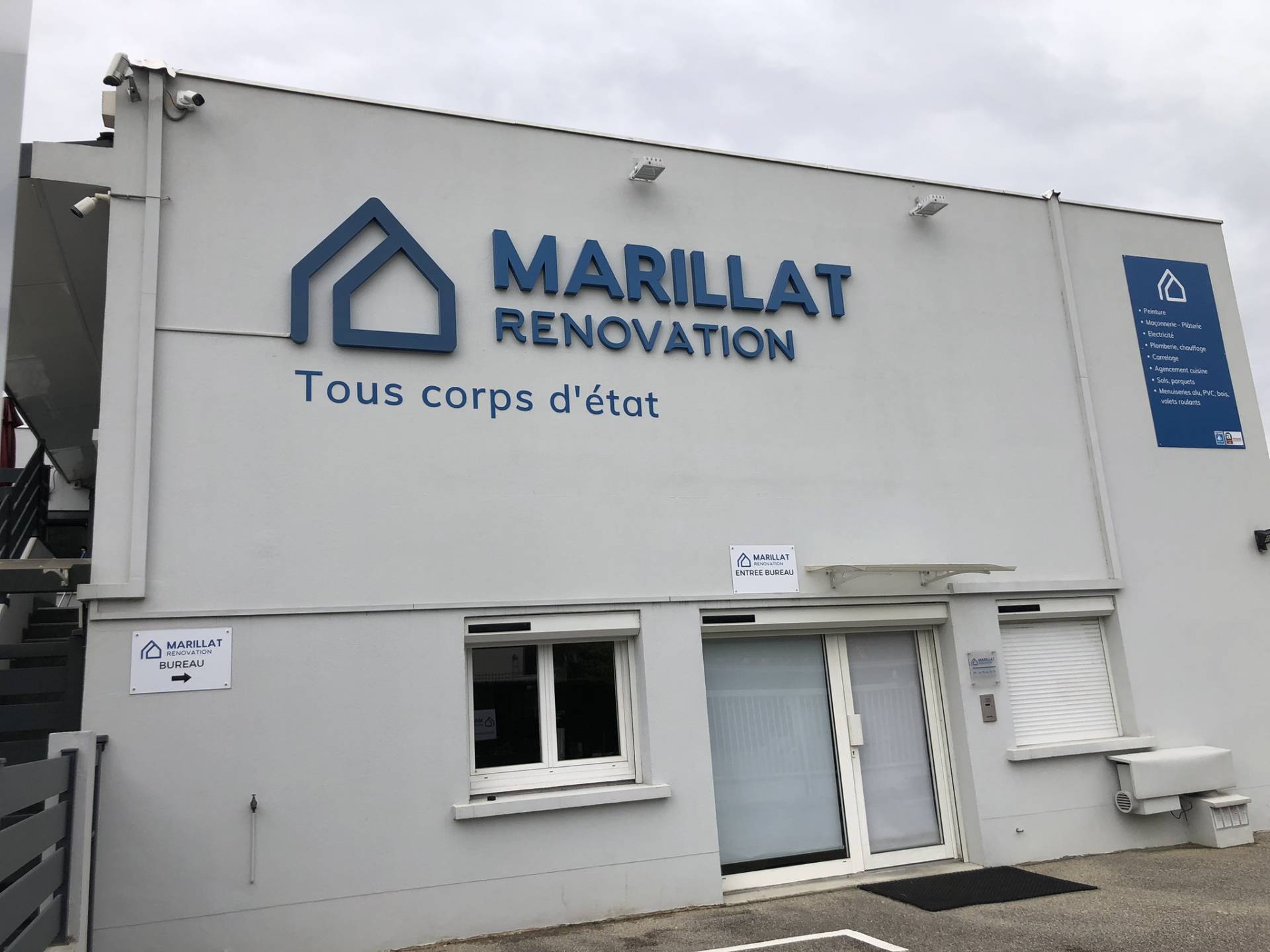 Lettrages en relief MARILLAT