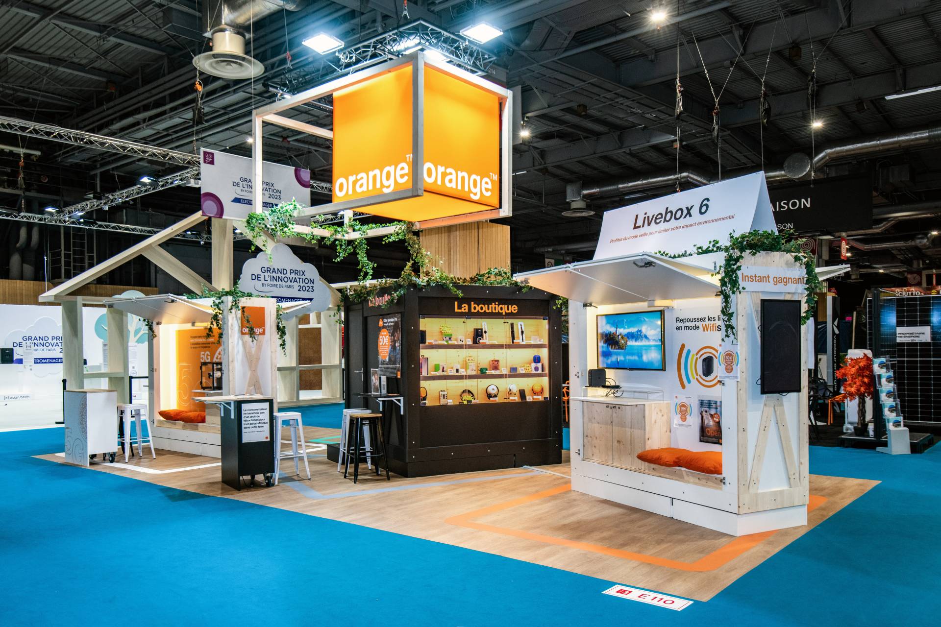 Stand Orange à la Foire de Paris