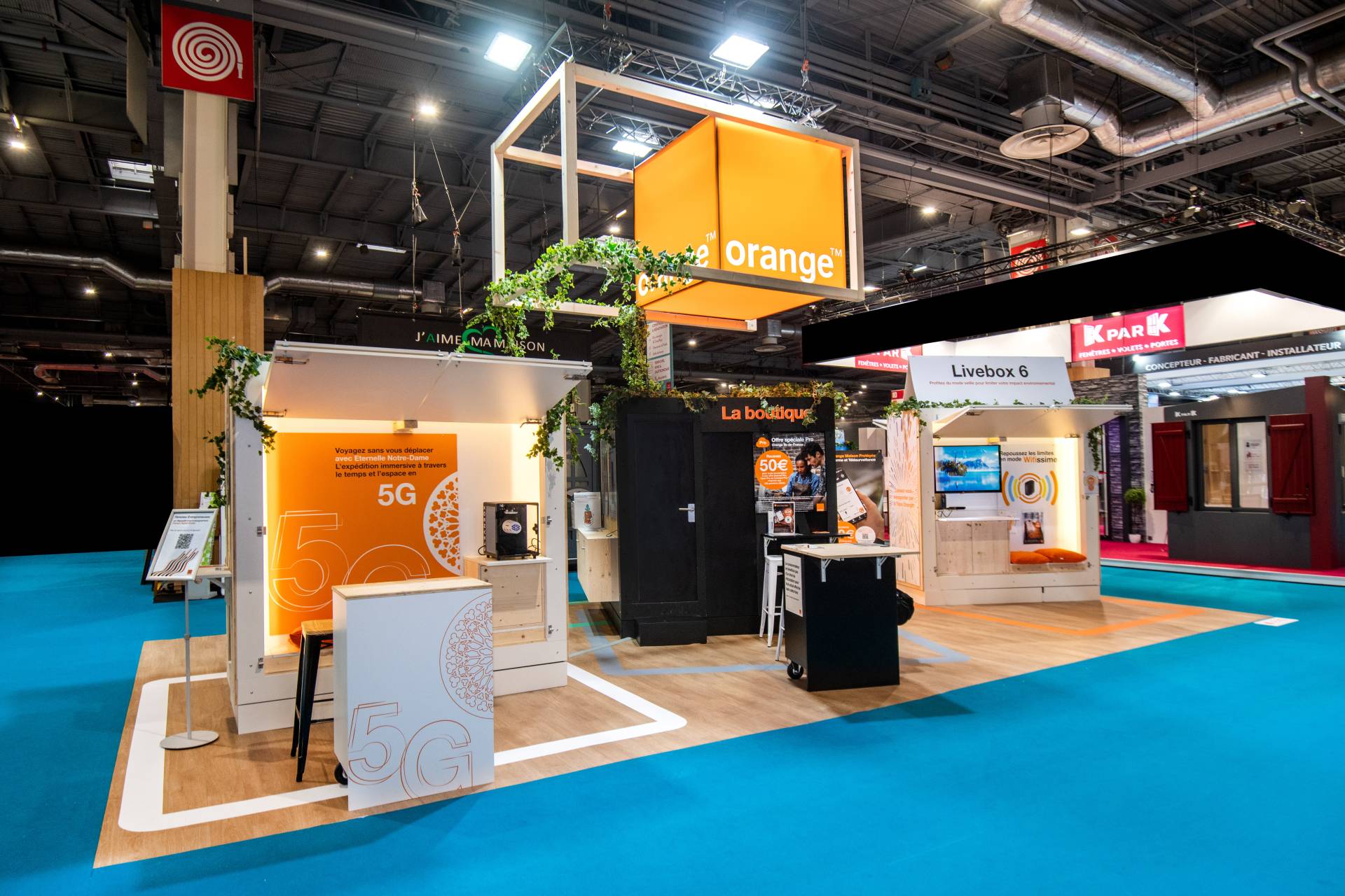 Stand Orange à la Foire de Paris