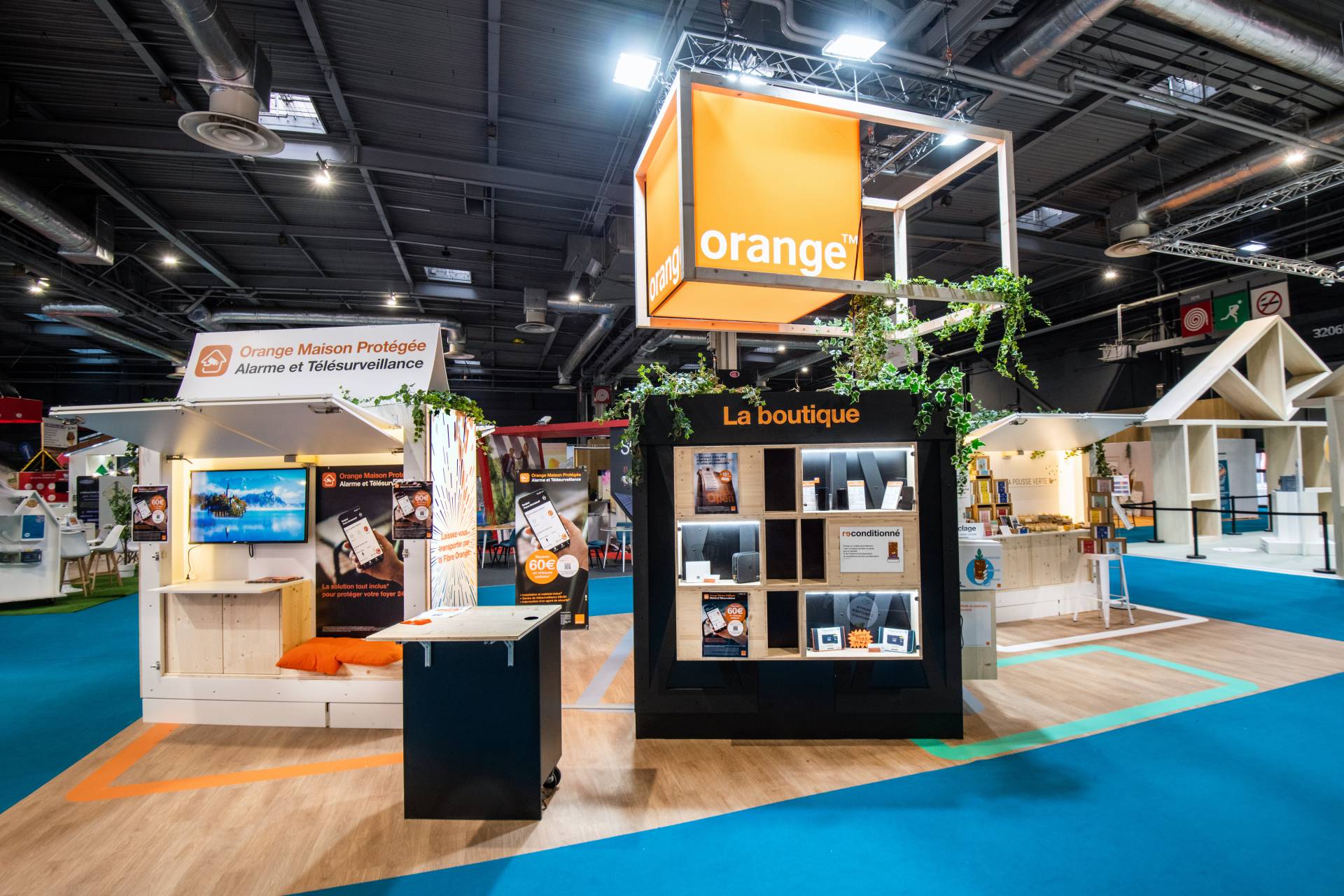 Stand Orange à la Foire de Paris