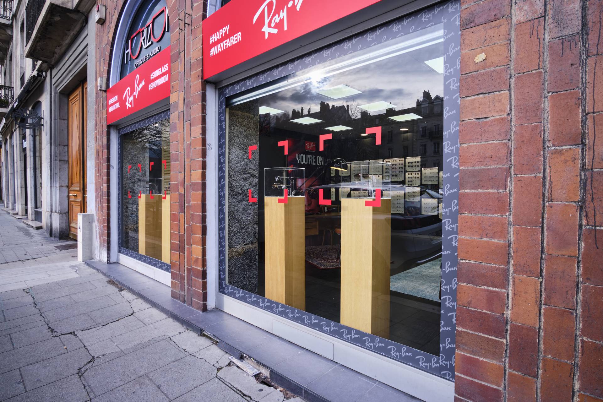 Vitrine magasin HORIZON