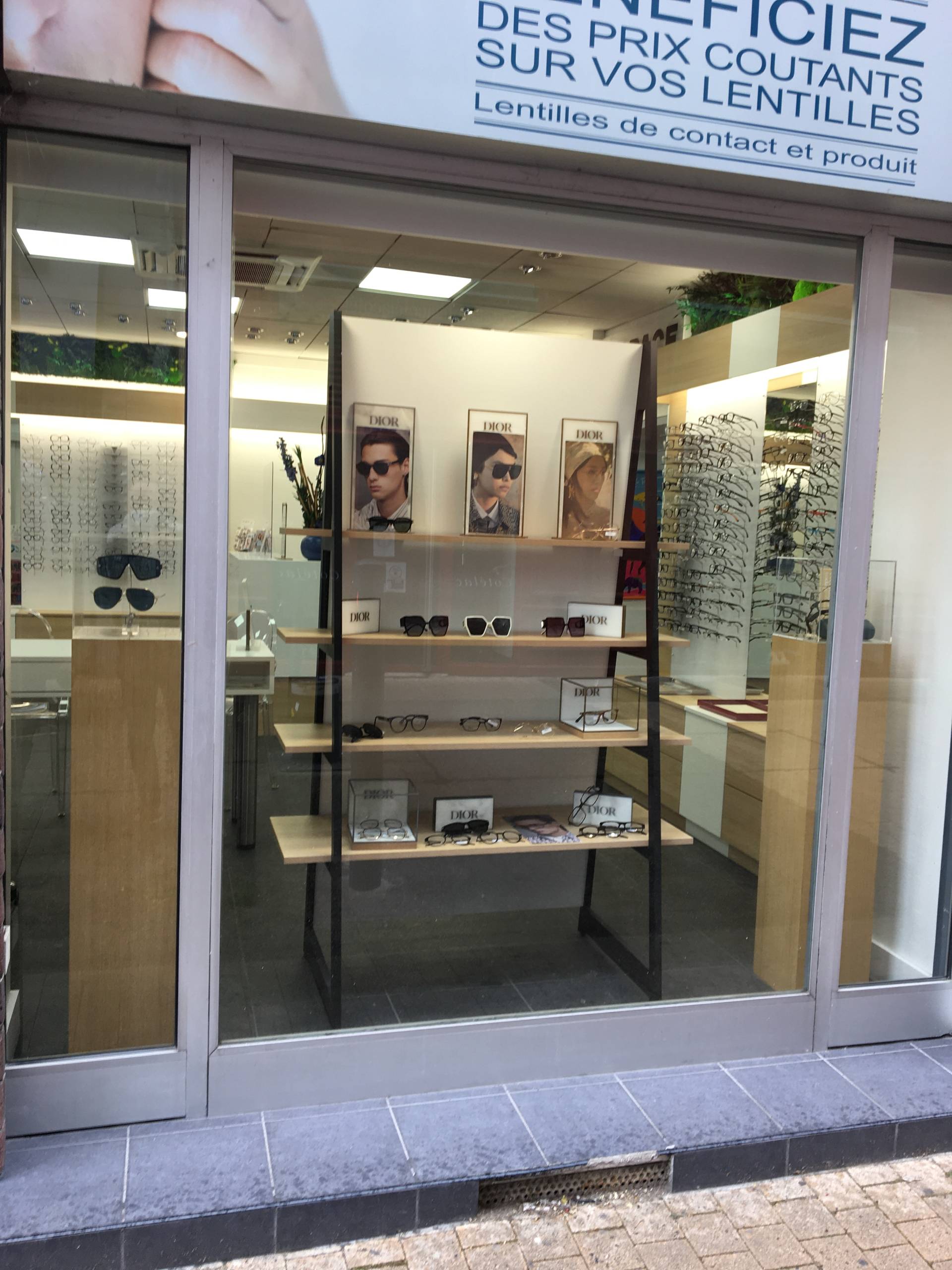 Vitrine magasin Optique Horizon