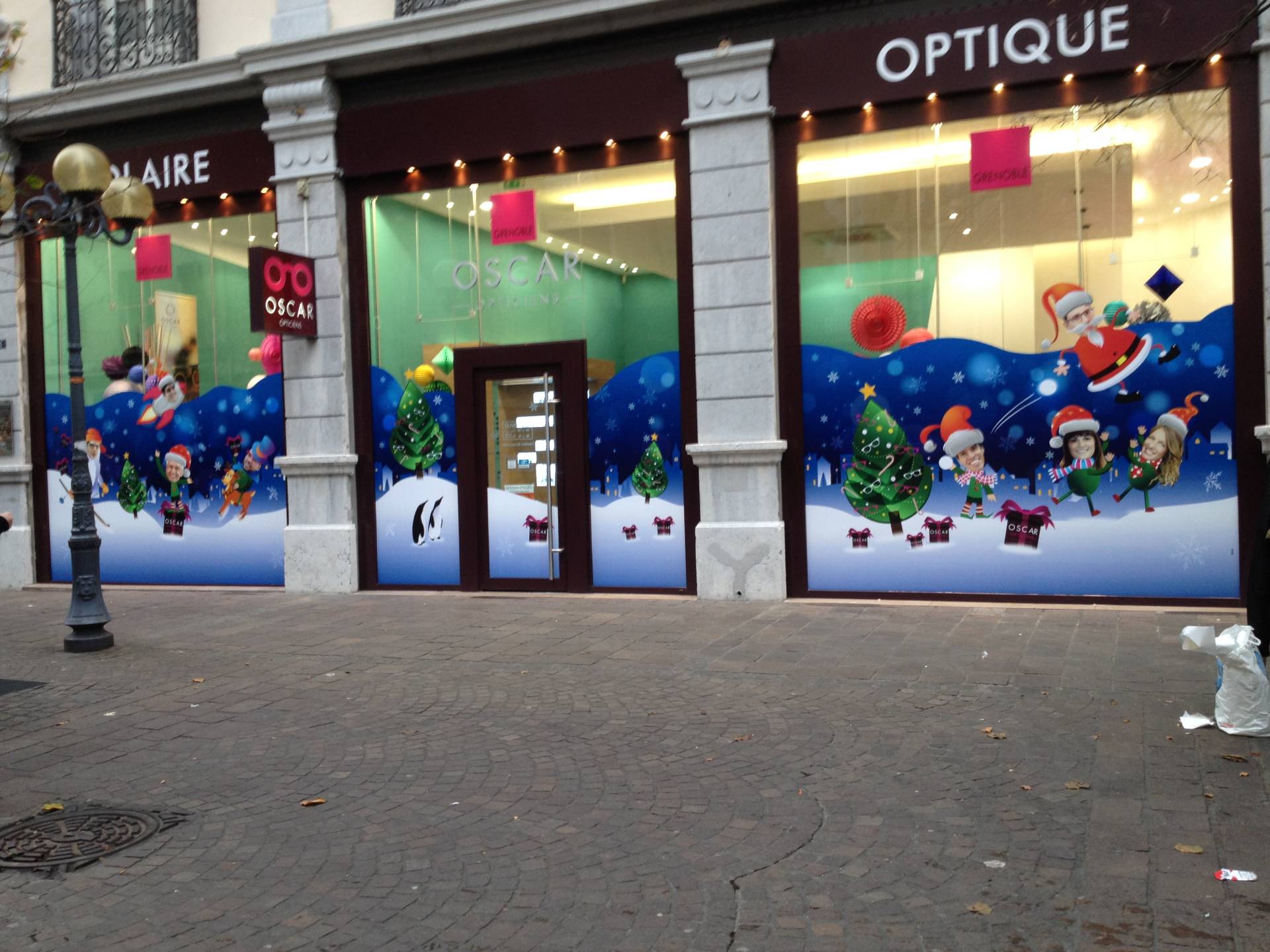 Vitrine magasin PRO G Oscar Opticiens