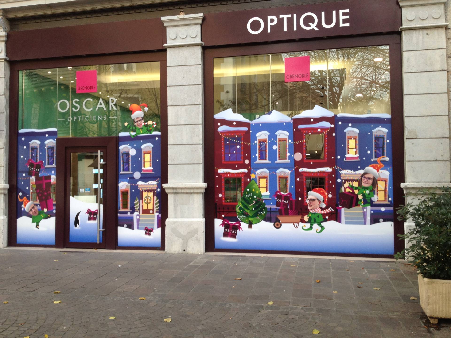 Vitrine magasin PRO G Oscar Opticiens