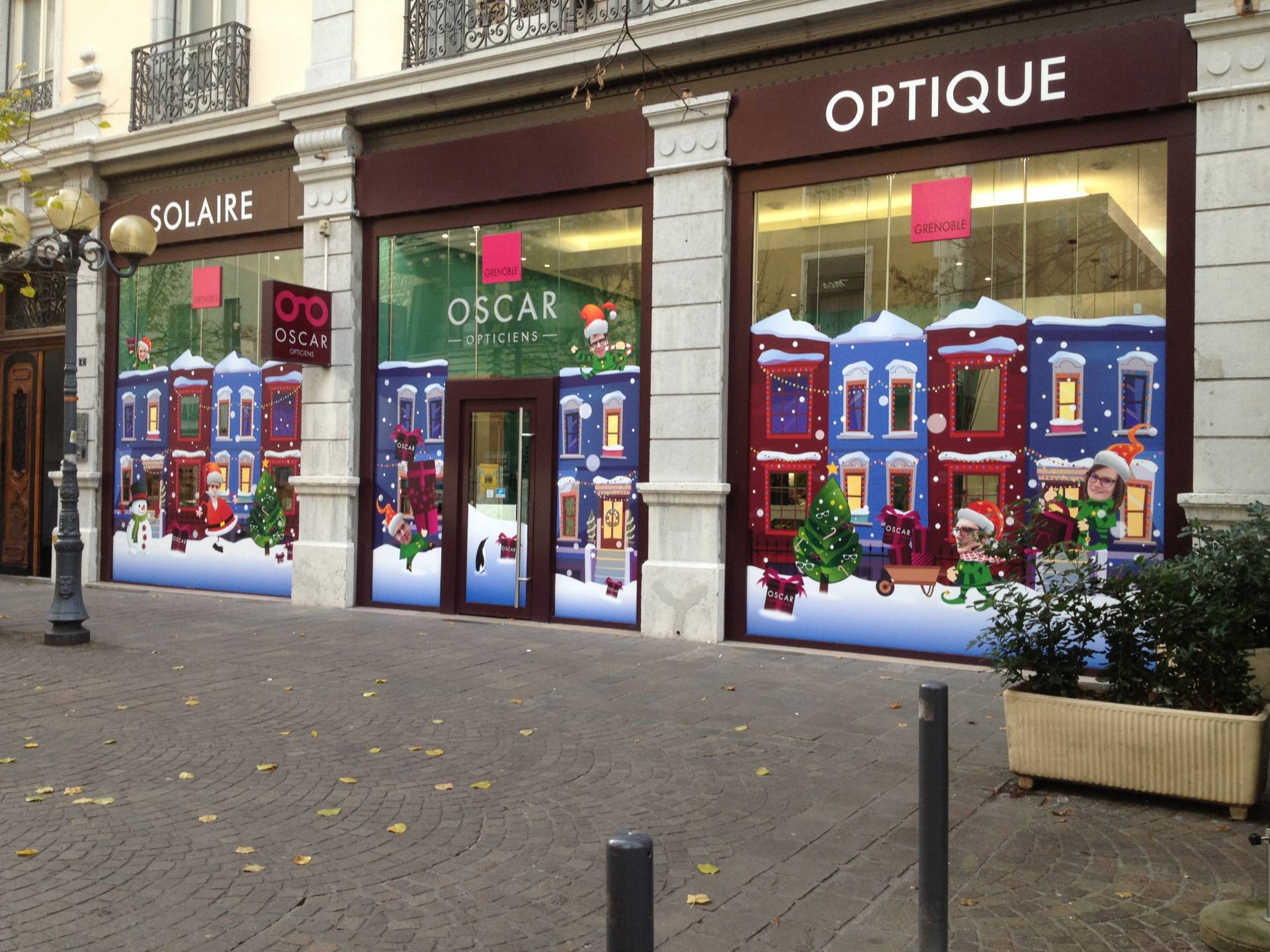 Vitrine magasin PRO G Oscar Opticiens