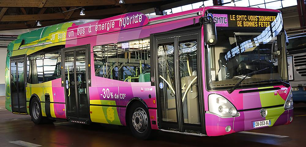 Marquage bus SMTC